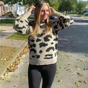 Leopard sweater